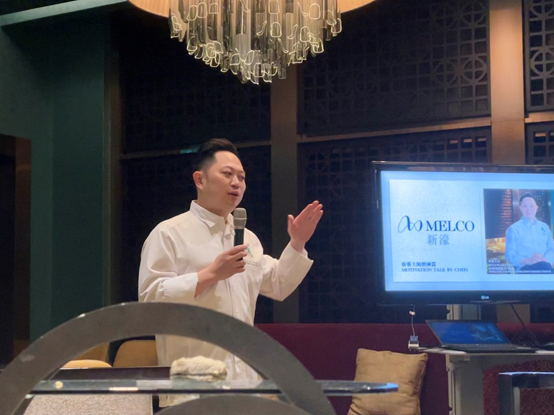 Motivational Talk by Chef Au Yeung
